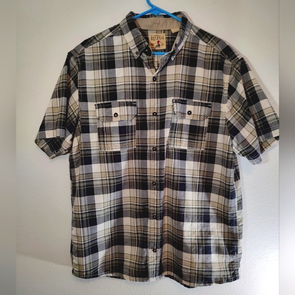 Red Head Brand Plaid Button Down Shirt - Picture 1 of 3